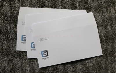 120g双胶纸普通西式信封定制