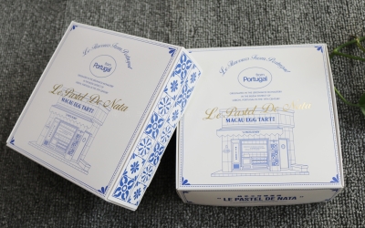 蛋挞飞机盒、手提袋、卡盒定制